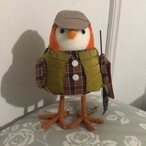 Thanksgiving Featherly Friends Fall Raking Bird